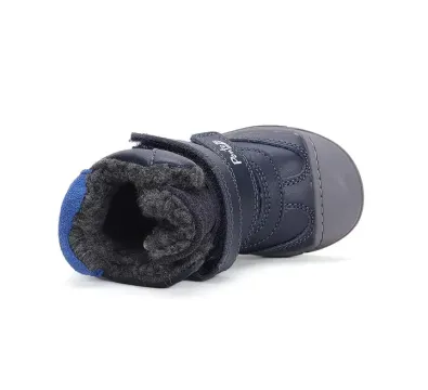 Ponte20 fiú szupinált, téli bélelt bokacipő, royal blue, felülnézet