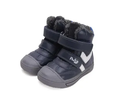 Ponte20 fiú szupinált, téli bélelt bokacipő, royal blue, pár