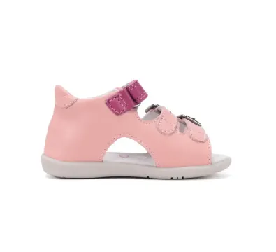G075-61362RoseGold03_720x D.D.Step kislány bőrszandál, rózsaszín, koala mintás, belső oldalnézet