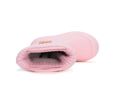 I106-42545 Baby Pink 04 D.D.Step gumicsizma, kivehető zokni, baby pink, felülnézet