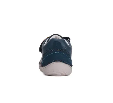 S073-51761ARoyalBlue02_720x D.D.Step kisfiú barefoot átmeneti bőrcipő, royal blue, hátulnézet