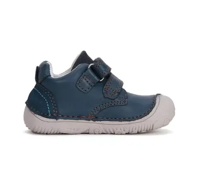 S073-51761ARoyalBlue03_720x D.D.Step kisfiú barefoot átmeneti bőrcipő, royal blue, belső oldalnézet