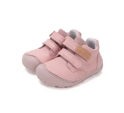 D.D.Step kislány barefoot átmeneti bőrcipő, rózsaszín, pár